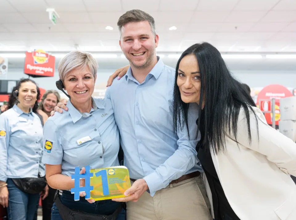 Lidl νικητές διαγωνισμού καλύτερης ταμειακής εξυπηρέτησης Άργος Ορεστικό  070, φωτογραφία 3