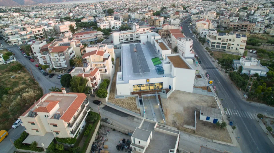 Έναρξη καταστήματος της αλυσίδας Lidl Ηellas στο Ηράκλειο Κρήτης., Ακίνητα
